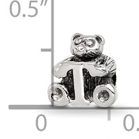 Sterling Silver Reflections Kids Letter T Bead view 4