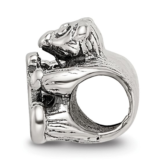 Sterling Silver Reflections Kids Letter V Bead