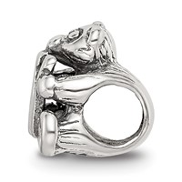 Sterling Silver Reflections Kids Letter W Bead view 2