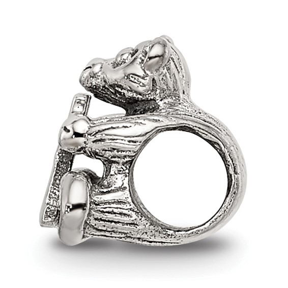 Sterling Silver Reflections Kids Letter X Bead