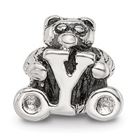 Sterling Silver Reflections Kids Letter Y Bead view 4