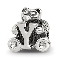 Sterling Silver Reflections Kids Letter Y Bead view 1