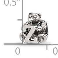 Sterling Silver Reflections Kids Letter Z Bead view 4