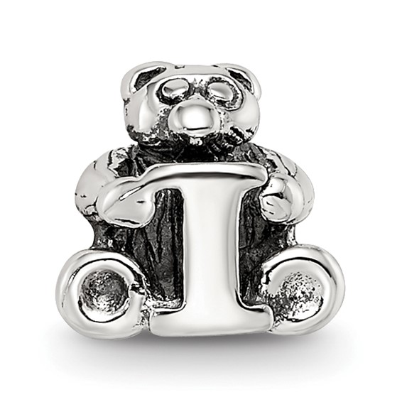 Sterling Silver Reflections Kids Letter I Bead