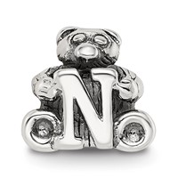 Sterling Silver Reflections Kids Letter L Bead view 3