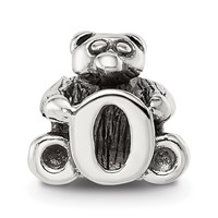 Sterling Silver Reflections Kids Letter O Bead view 3