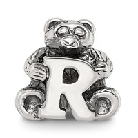 Sterling Silver Reflections Kids Letter R Bead view 3