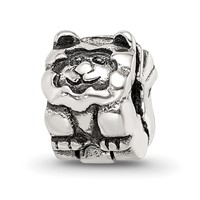 Sterling Silver Reflections Kids Lion Clip Bead view 1