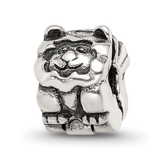 Sterling Silver Reflections Kids Lion Clip Bead