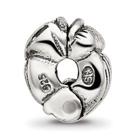 Sterling Silver Reflections Kids Owl Clip Bead view 2