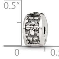 Sterling Silver Reflections Kids Floral Clip Bead view 4