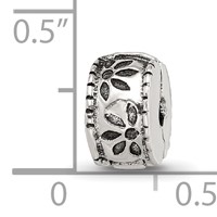 Sterling Silver Reflections Kids Floral Clip Bead view 4