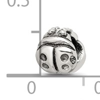 Sterling Silver Reflections Kids Ladybug Bead view 4