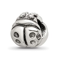 Sterling Silver Reflections Kids Ladybug Bead view 1
