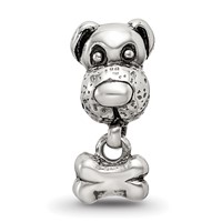 Sterling Silver Reflections Kids Dog & Bone Bead view 4