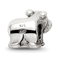 Sterling Silver Reflections Kids Hippo Bead view 5