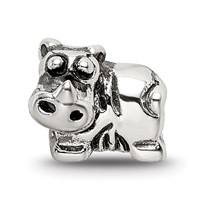 Sterling Silver Reflections Kids Rhino Bead view 3