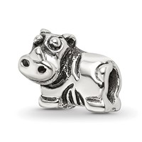 Sterling Silver Reflections Kids Rhino Bead view 1