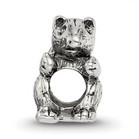 Sterling Silver Reflections Kids Squirrel Bead view 2