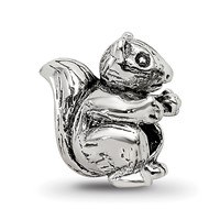 Sterling Silver Reflections Kids Squirrel Bead view 1