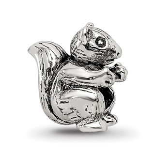 Sterling Silver Reflections Kids Squirrel Bead