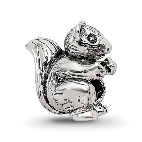 Sterling Silver Reflections Kids Squirrel Bead