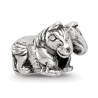 Sterling Silver Reflections Kids Horse Bead view 5