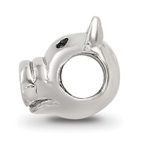 Sterling Silver Reflections Kids Pig Bead view 2