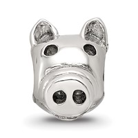 Sterling Silver Reflections Kids Pig Bead view 3