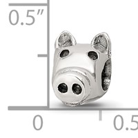 Sterling Silver Reflections Kids Pig Bead view 4