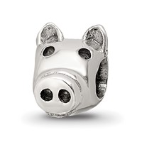 Sterling Silver Reflections Kids Pig Bead view 1