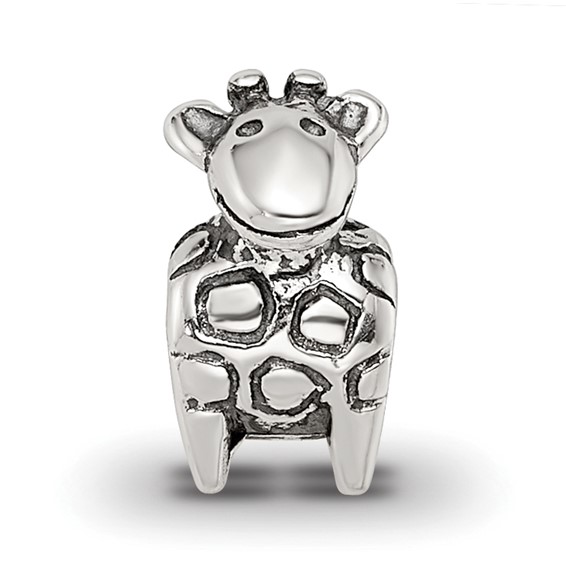 Sterling Silver Reflections Kids Giraffe Bead
