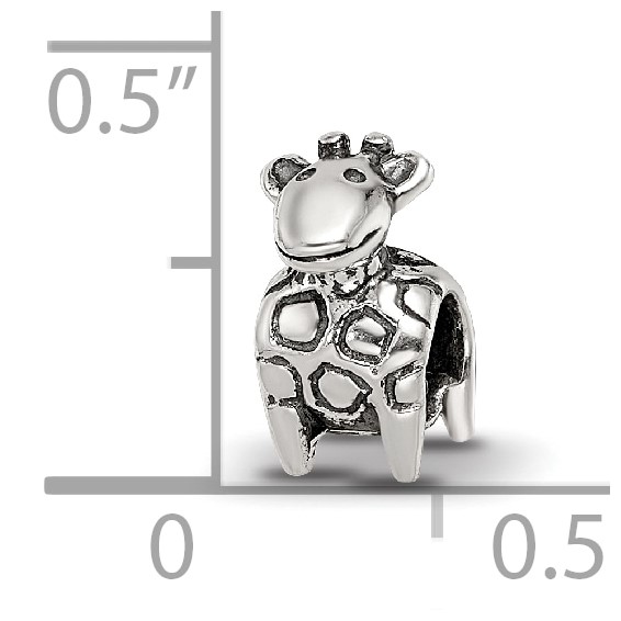 Sterling Silver Reflections Kids Giraffe Bead