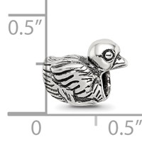 Sterling Silver Reflections Kids Duck Bead view 4
