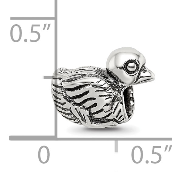Sterling Silver Reflections Kids Duck Bead