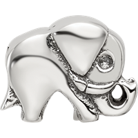 Sterling Silver Reflections Kids Elephant Bead view 4