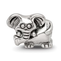 Sterling Silver Reflections Kids Elephant Bead view 3