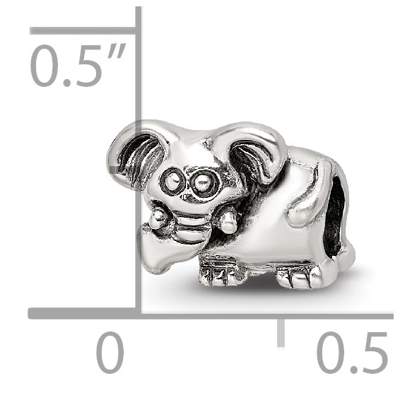 Sterling Silver Reflections Kids Elephant Bead