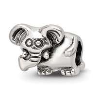 Sterling Silver Reflections Kids Elephant Bead view 1