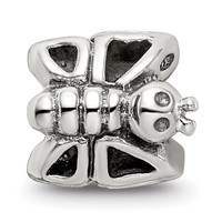 Sterling Silver Reflections Kids Butterfly Bead view 3