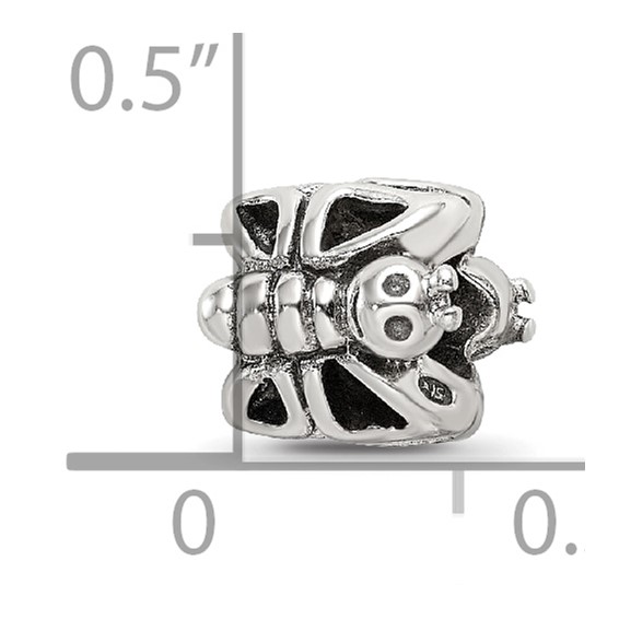 Sterling Silver Reflections Kids Butterfly Bead