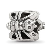 Sterling Silver Reflections Kids Butterfly Bead view 1