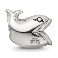 Sterling Silver Reflections Kids Whale Bead view 3