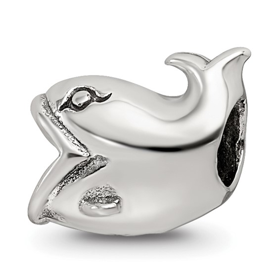 Sterling Silver Reflections Kids Whale Bead