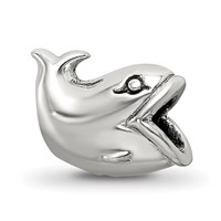 Sterling Silver Reflections Kids Whale Bead view 1