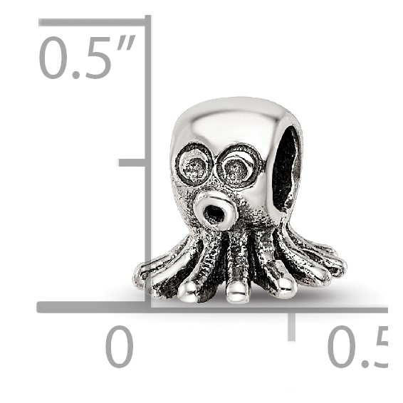 Sterling Silver Reflections Kids Octopus Bead