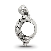 Sterling Silver Reflections Kids Turtle Bead view 2