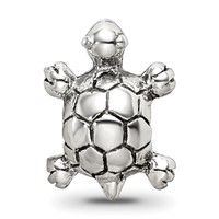 Sterling Silver Reflections Kids Turtle Bead view 3