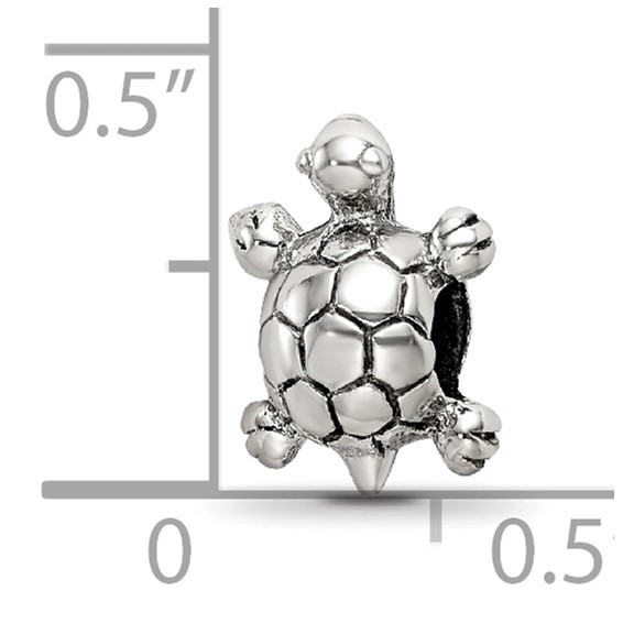 Sterling Silver Reflections Kids Turtle Bead