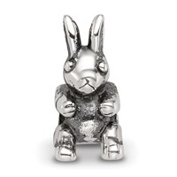 Sterling Silver Reflections Kids Bunny Bead view 3